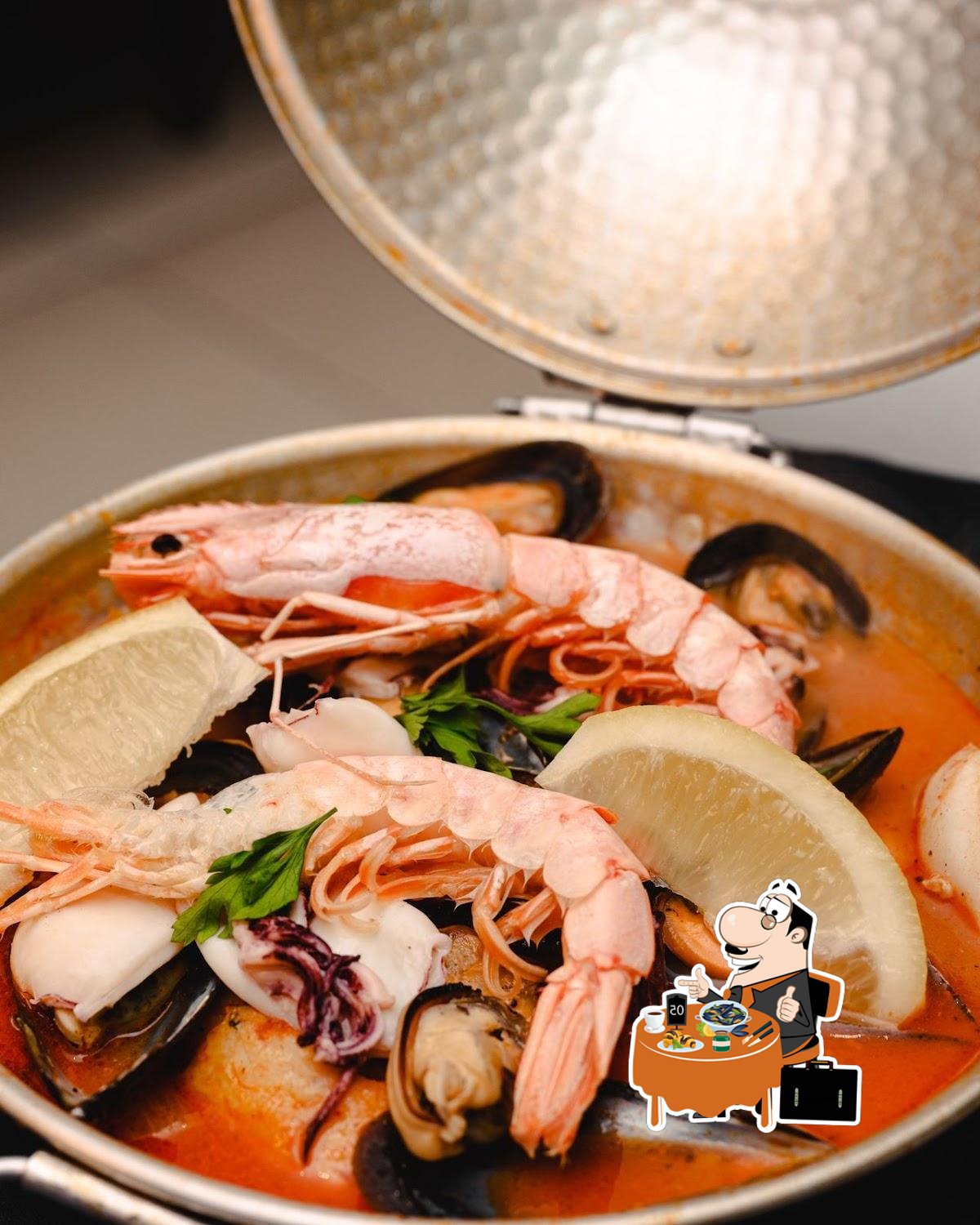 A traditional seafood cataplana